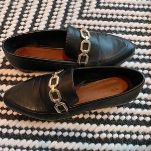 H&M black loafers